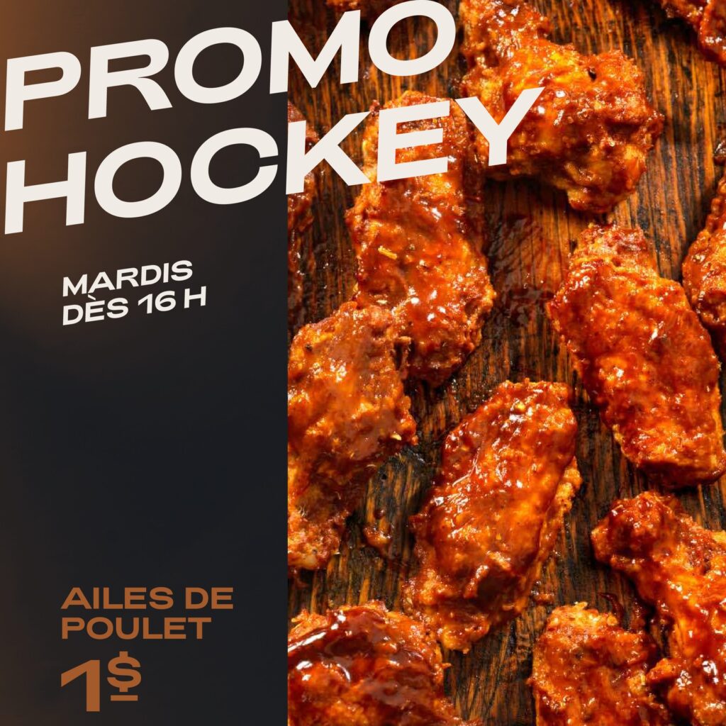 Soirée Hockey & ailes à 1$