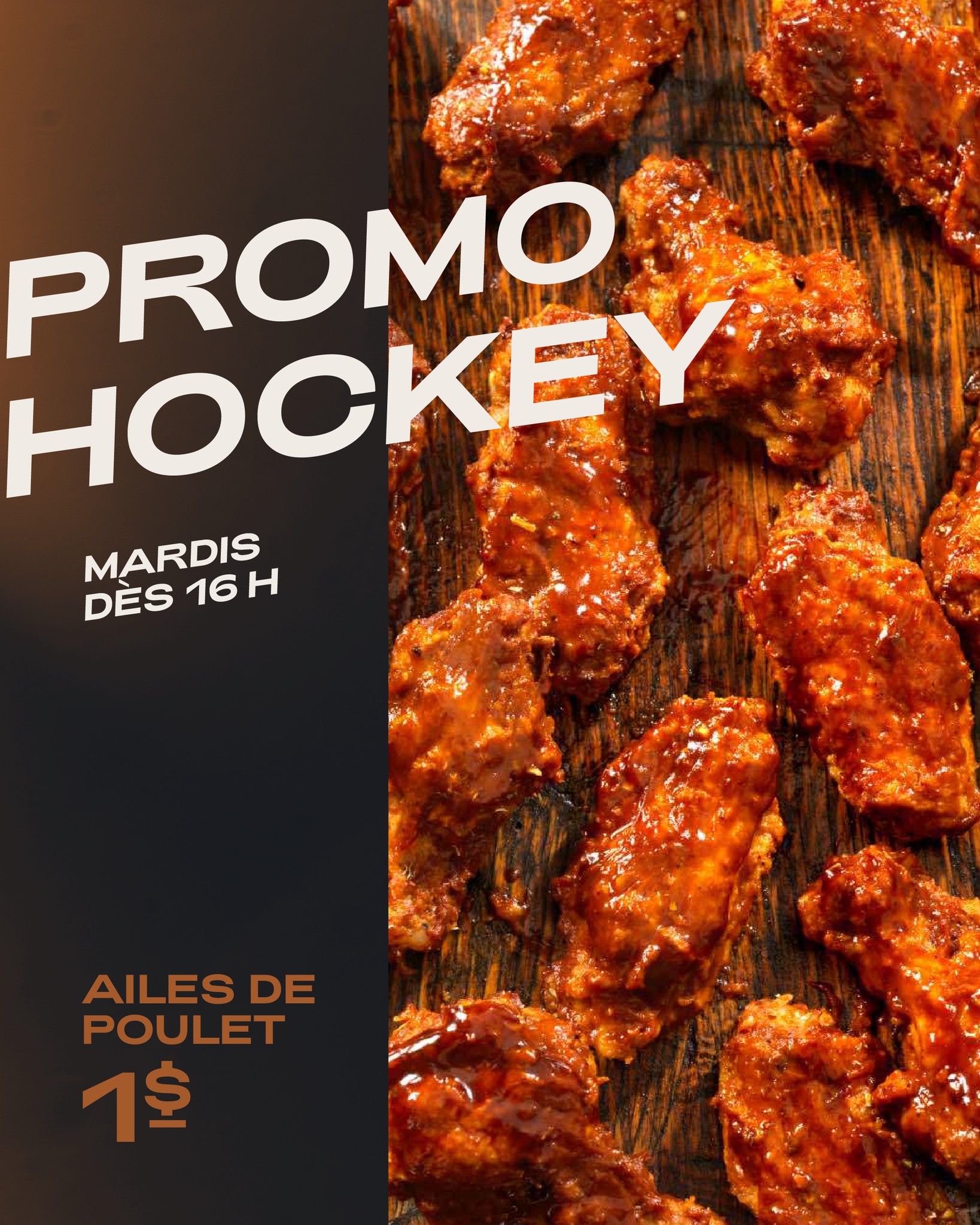 Soirée ailes à 1$ | Shaker Repentigny